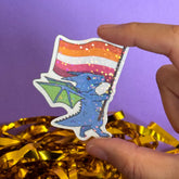 Dragon Pride LGBTQ Stickers – Lesbian Flag